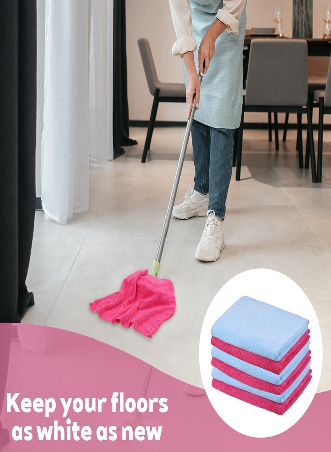 AojSup 6 Pcs Multicolor Extra Large Microfiber Cleaning Cloth 30 x 20 Inch Reusable Thick Cleaning Towel Washable Solid Color Microfiber Towel for Home Office Window Cars Glass - Image 4